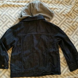 Dkny Jackets & Coats - DKNY Boys Dark Denim Jacket with Hoodie size 5 Dkny Jackets & Coats - DKNY Boys Dark Denim Jacket with Hoodie size 5